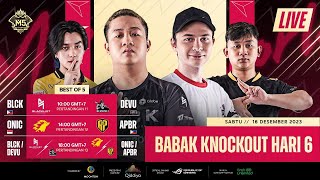 LIVE  HARI KE6  Fase Eliminasi Kejuaraan Dunia M5  ID [upl. by Yi201]