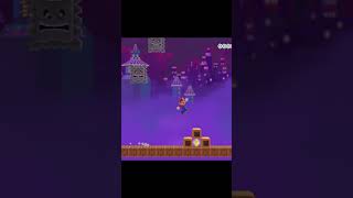 Super Mario Maker 2 Running Meow Evil Bowser Multi Roadkill Squash To Finish Level [upl. by Garber]