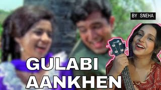 Gulabi Aankhen  Short Cover By Sneha Dey  Mohammed Rafi  The Train [upl. by Sirehc890]