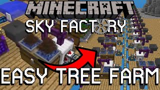 Best SkyFactory 4 Bonsai Tree Farm EARLY AND LATE GAME [upl. by Tnarud255]