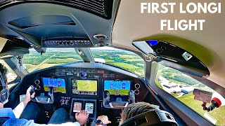 My First Flight In The Citation Longitude [upl. by Hersh]