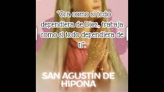 FRASES DE LOS SANTOS  SAN AGUSTIN DE HIPONA [upl. by Silyhp]