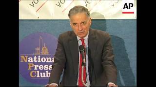 Ralph Nader announces his campaign running mate [upl. by Adnilab24]