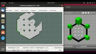 TurtleBot 3 SLAM using gmapping ROS and Gazebo Simulation [upl. by Aihsenyt]