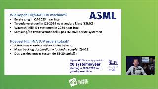 TSMC nieuwste ASML machine te duur uitleg en achtergrond [upl. by Sivrat]