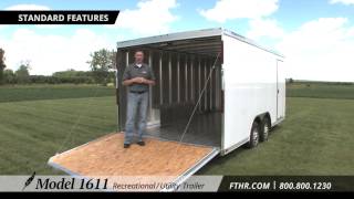 Featherlite Model 1611 ATV Motorcycle Car amp Utility Trailer Tour [upl. by O'Toole576]