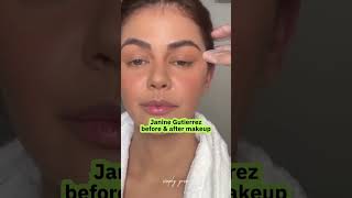 JANINE GUTIERREZ BEFORE AND AFTER MAKEUP TRANSFORMATIONjaninegutierrez makeup [upl. by Temme]