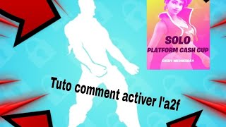 Tuto comment activer la2f sur fortnite battle royale 2024 [upl. by Phare]