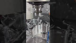 Machining 7075 Aluminum on our CNC Mill cnc asmr cncmachine machinist machine satisfyingvideo [upl. by Vidovik]