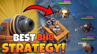 THIS is the BEST BH8 STRATEGY  Clash of Clans Builder Base 20 Builder Hall 8 [upl. by Llevron]