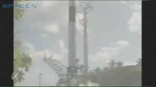 Launch Failure of SpaceX Falcon 1  Flight 3 [upl. by Adnoryt302]