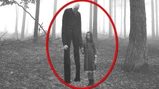 5 SLENDERMAN CAUGHT ON CAMERA amp SPOTTED IN REAL LIFE [upl. by Llerrah873]