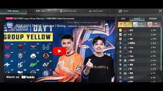 NP 2024 PMGC League  Group Yellow Day 1  PUBG MOBILE Global Championship [upl. by Karlik]