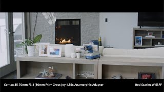 Great Joy 135X Anamorphic Adapter  Contax Zeiss 3570mm f34 [upl. by Collayer]