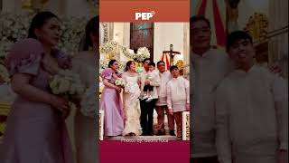 Angeline Quinto and Nonrev Daquina finally exchanged vows  PEP shorts [upl. by Eelrebma]