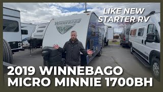 Pre Owned 2019 Winnebago Micro Minnie1700BH  Medford OR  21105 [upl. by Catherine]