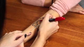 Temporary Tattoo Kit  How To Guide Temporary Tattoo Pen Instructions [upl. by Hidie440]