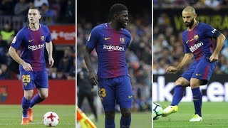 Who will replace the injured Samuel Umtiti for Barcelona [upl. by Enyamrahc]