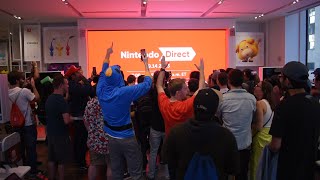 Nintendo Direct 9142023 Live Reactions at Nintendo NY [upl. by Anilrats337]