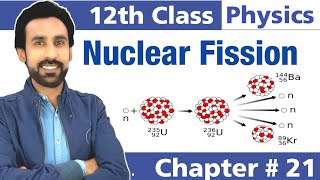 Nuclear Fission in Urdu Hindi  12th Class Physics [upl. by Kulseth591]