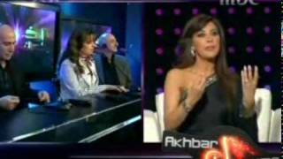 Najwa Karam on Akher man Ya3lam Part5 [upl. by Htnicayh241]