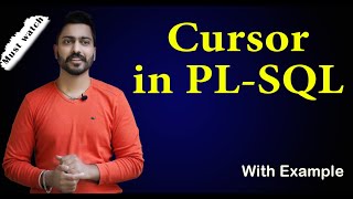 What is Cursor in PLSQL with example [upl. by Alebasi]