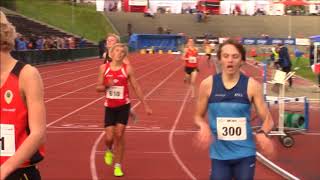 UM 2017 1500 meter hinder Gutter 15 og 16 år [upl. by Hopkins125]