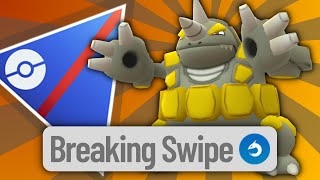 RHYPERIOR amp THE TRIPLE BREAKING SWIPE TEAM DEBILITATE OPPONENTS IN THE GREAT LEAGUE [upl. by Rog]