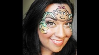 Monkey Face Painting Tutorial [upl. by Sharai]