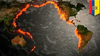 Pacific Ring of Fire explained [upl. by Atnuahs313]