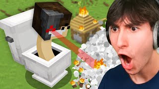 I Beat Minecraft as Skibidi Toilet [upl. by Anilra]