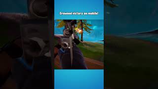 Crowned victory royale on mobile [upl. by Ilrac]