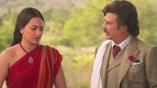 Lingaa Movie Scene Lingaa Parachute Fight Scene Telugu Movie  Anushka Shetty  Rajnikanth [upl. by Gnex429]