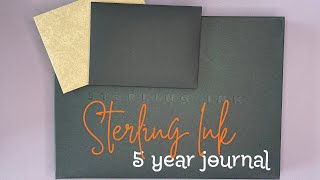 First Impressions  Sterling Ink  5 Year Journal [upl. by Nomzzaj]