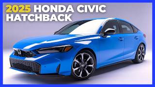 2025 Honda Civic Hatchback  5 Things You Need To Know [upl. by Enelahs]