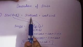 derivation of sin2x [upl. by Oxford]