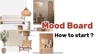 ما هو Mood Board ؟وماهي علاقته بالتصميم  ArchitectureInterior Design Basics [upl. by Ahsitel]