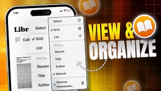 How to View amp Organize Your Library on Apple Books  Quick Guide to the iPhone Books App [upl. by Ardis]