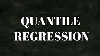 Quantile Regression Model Theory amp Application  Statistical Models [upl. by Upshaw]