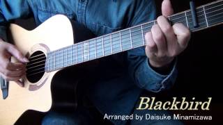 ブラックバード／Blackbird acoustic guitar solo [upl. by Ortrud]