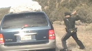 Police Dashcam Video Chaos Erupts After Police Pull Over Minivan Filled With Kids in New Mexico [upl. by Notsgnal]