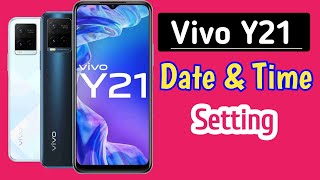 How to set date and time in vivo y21  vivo y21 me time set kaise kare  date setting [upl. by Best]