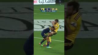 BoneCrushing Tackle Malakai Fekitoa Levels Conrad Smith  Blues vs Highlanders 2013 shorts [upl. by Merry]