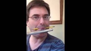 Flute embouchure stability trick in Prokofiev Classical Symphony [upl. by Rabma]