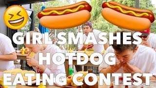 Francs Hotdog Eating Contest 2017 [upl. by Assirok875]