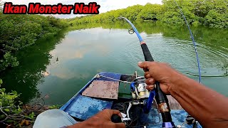 Detik Detik Menegangkan Saat Bertarung Melawan ikan Monster Seluruh Tubuh Bergetar Semua [upl. by Aderfla358]