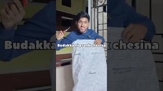 Buddakka ni prank chesina sister prank funny trending shorts [upl. by Margot]