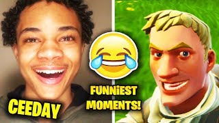 Ceeday FUNNY MOMENTS Compilation Fortnite [upl. by Adnovay]