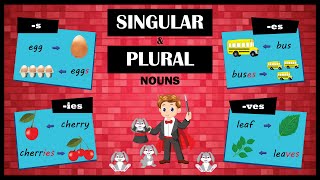 Singular and Plural Nouns  Learn the Rules to Make Plurals [upl. by Zahavi]