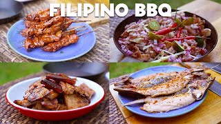 4 Filipino Barbecue Recipes You Need to Cook by Erwan Sisig Liempo Pork BBQ Bangus [upl. by Idna]